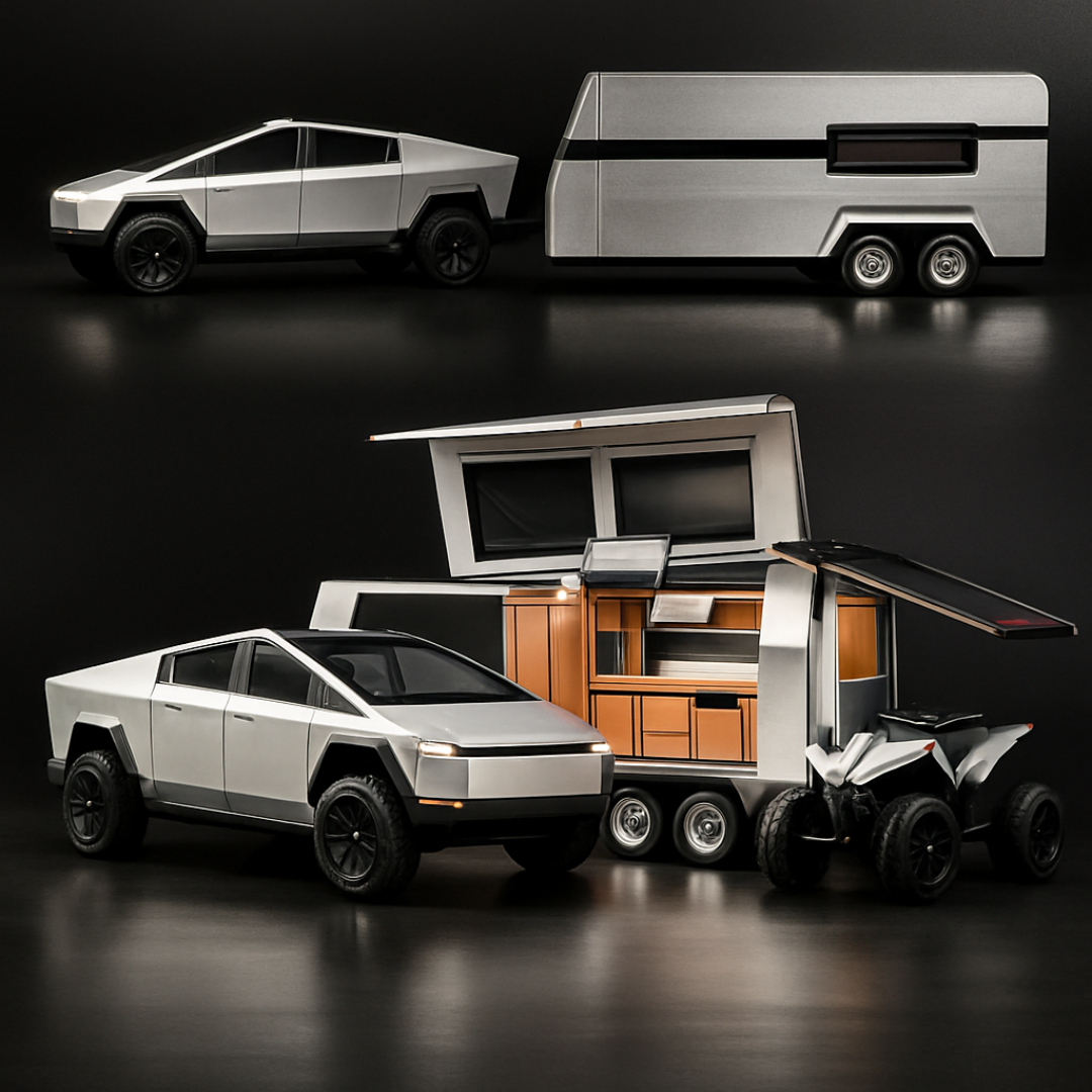 Pickup Camping Remolque TESLA Metálico
