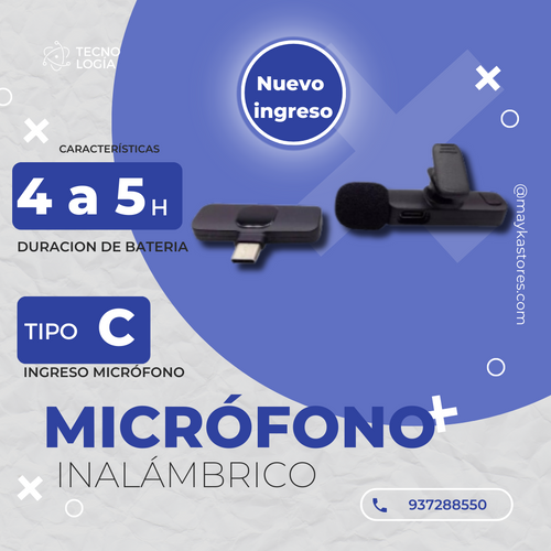 MICRÓFONO INALAMBRICO