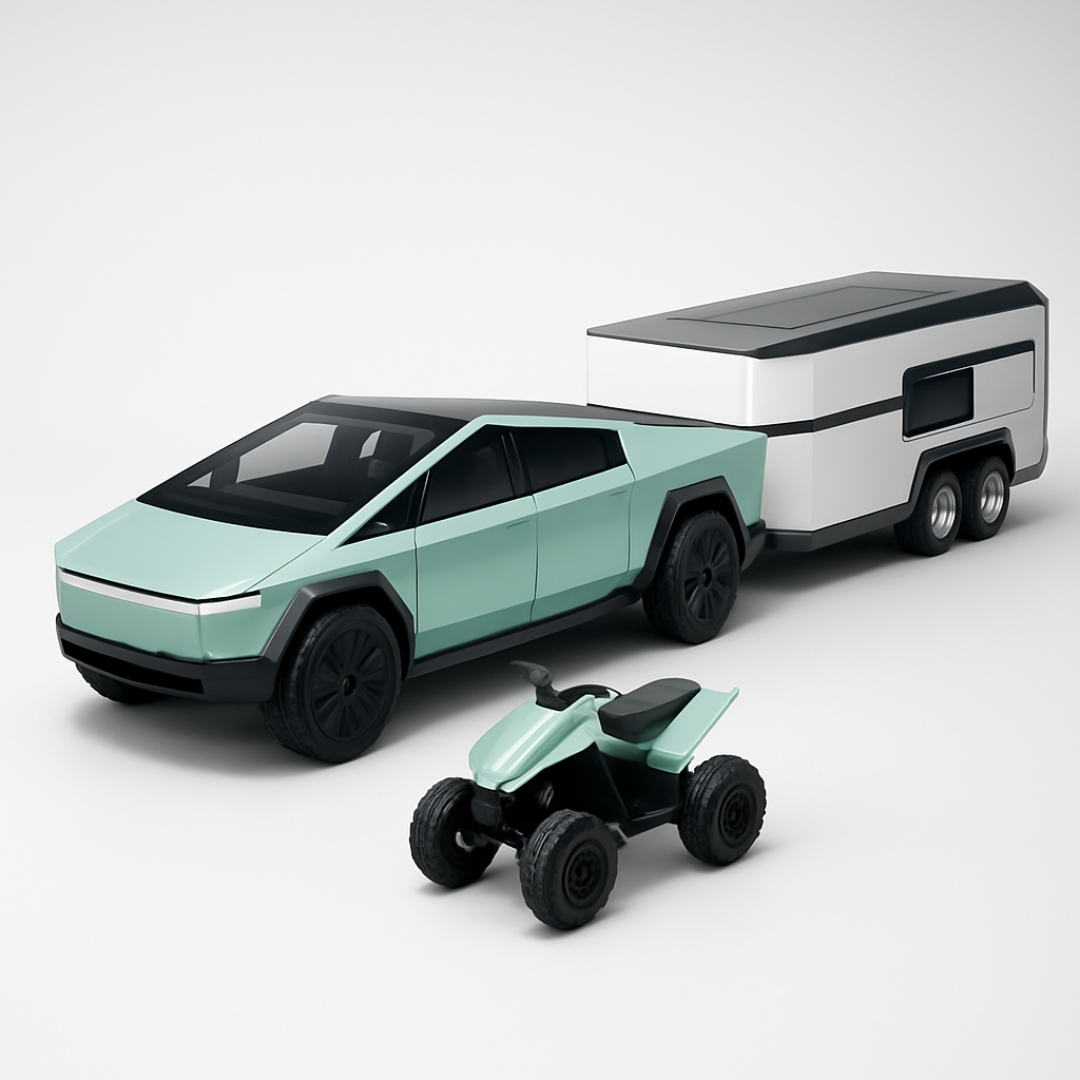 Pickup Camping Remolque TESLA Metálico
