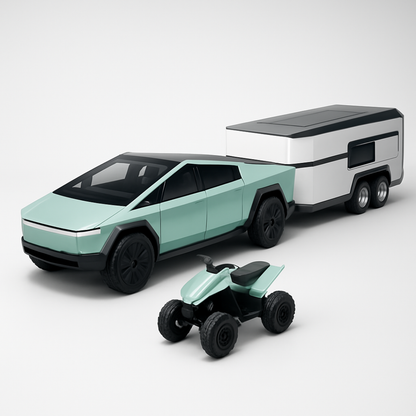 Pickup Camping Remolque TESLA Metálico