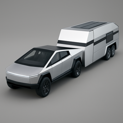 Pickup Camping Remolque TESLA Metálico